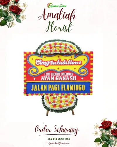 Bunga Papan Congratulation di Blukbuk